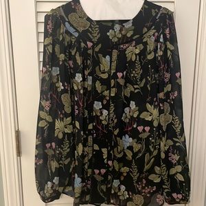 Ann Taylor medium flowy floral blouse.